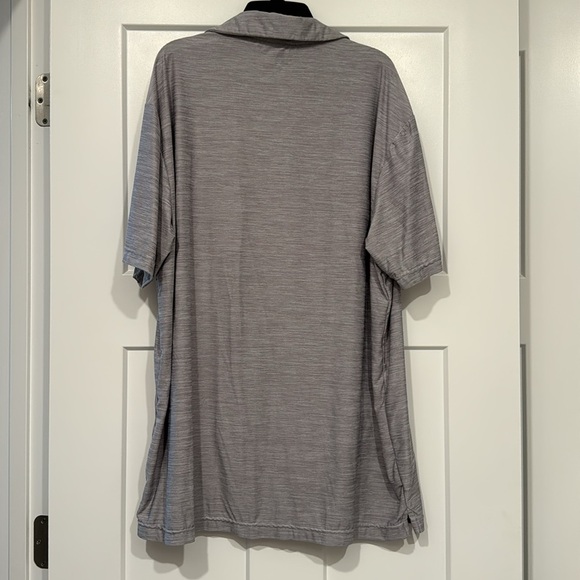 Men’s | heathered gray | polo T-shirt - Picture 4 of 5